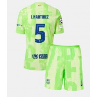 Barcelona Inigo Martinez #5 Tredjedraktsett Barn 2024-25 Kortermet (+ Korte bukser)